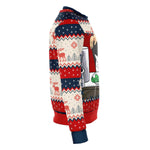 Woman Yelling At A Cat Meme #2 Christmas Crewneck Sweatshirt