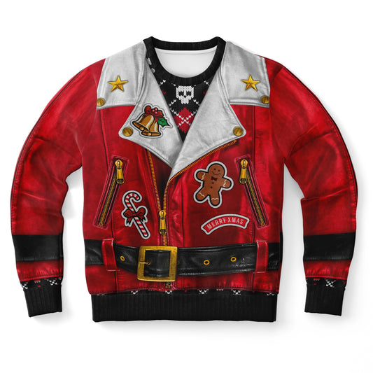 Sons Of Santa North Pole Red Ugly Christmas Sweater