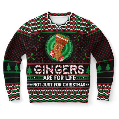 Gingers Are For Life Not Just For Christmas Ugly Christmas Sweater