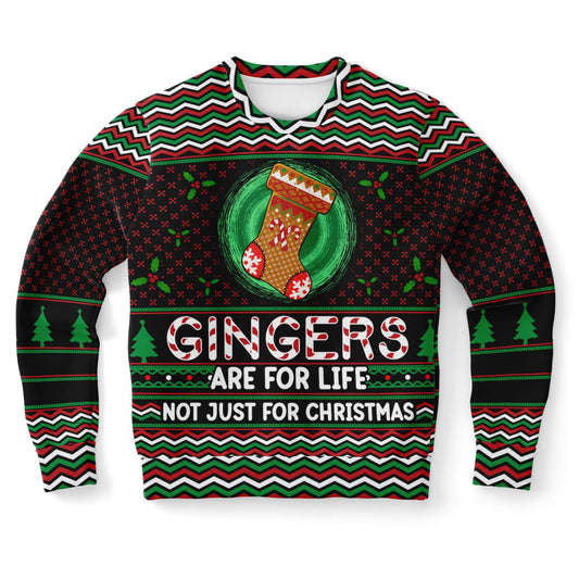 Gingers Are For Life Not Just For Christmas Ugly Christmas Sweater