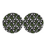 Cactus And Llama Pattern Print Car Coasters