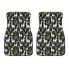 Cactus And Llama Pattern Print Front Car Floor Mats