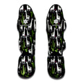 Cactus And Llama Pattern Print Muay Thai Shin Guards
