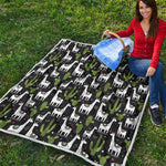 Cactus And Llama Pattern Print Quilt