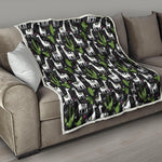 Cactus And Llama Pattern Print Quilt