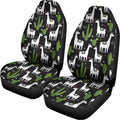 Cactus And Llama Pattern Print Universal Fit Car Seat Covers
