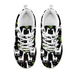 Cactus And Llama Pattern Print White Sneakers