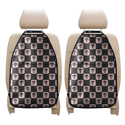 Caduceus Pattern Print Car Seat Organizers