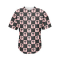 Caduceus Pattern Print Men's Baseball Jersey