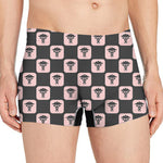 Caduceus Pattern Print Men's Boxer Briefs