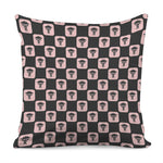 Caduceus Pattern Print Pillow Cover