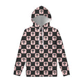 Caduceus Pattern Print Pullover Hoodie