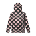 Caduceus Pattern Print Pullover Hoodie