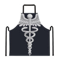 Caduceus Symbol Of Medicine Print Apron