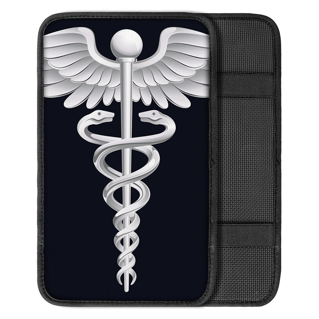 Caduceus Symbol Of Medicine Print Car Center Console Cover