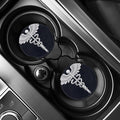 Caduceus Symbol Of Medicine Print Car Coasters