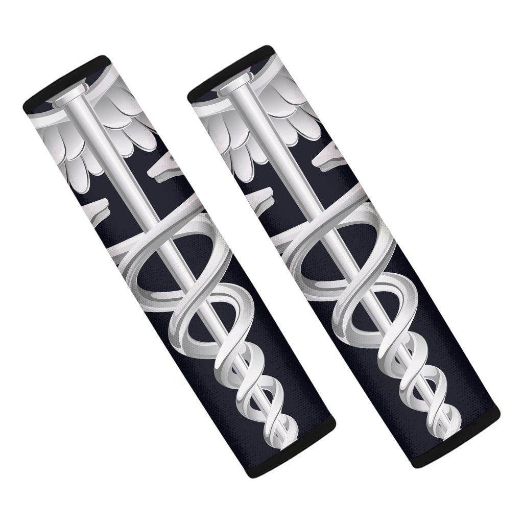 Caduceus Symbol Of Medicine Print Car Seat Belt Covers