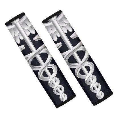 Caduceus Symbol Of Medicine Print Car Seat Belt Covers