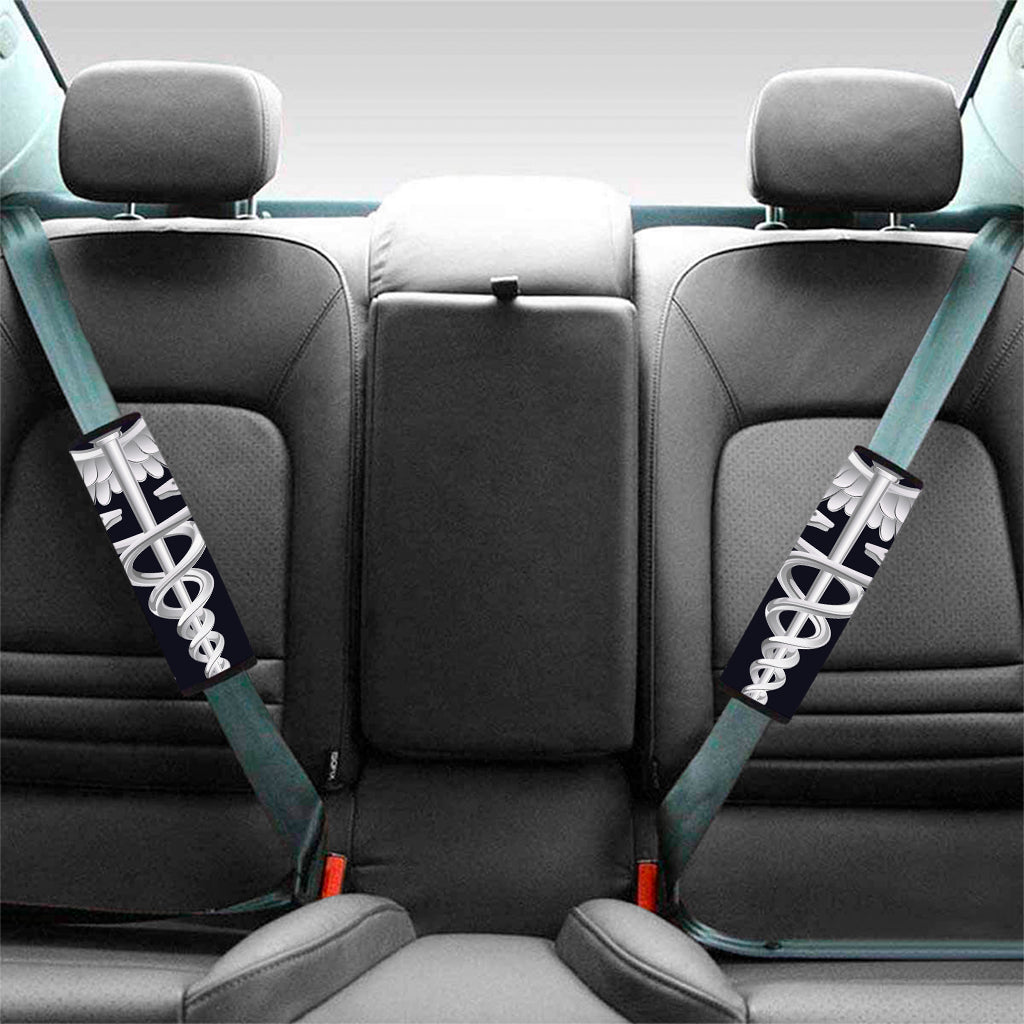 Caduceus Symbol Of Medicine Print Car Seat Belt Covers