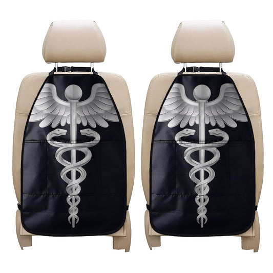 Caduceus Symbol Of Medicine Print Car Seat Organizers