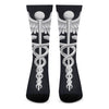 Caduceus Symbol Of Medicine Print Crew Socks