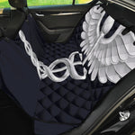 Caduceus Symbol Of Medicine Print Pet Car Back Seat Cover