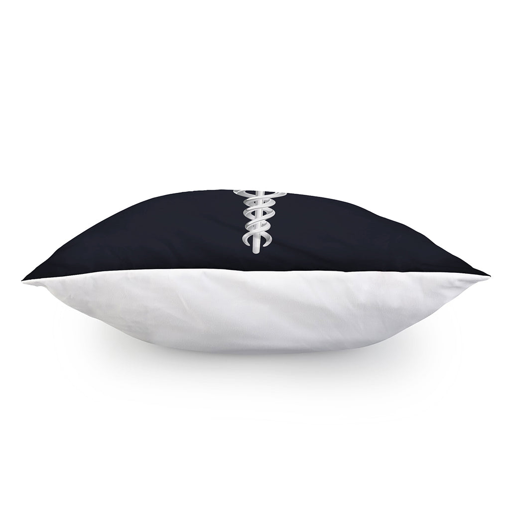 Caduceus Symbol Of Medicine Print Pillow Cover