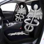 Caduceus Symbol Of Medicine Print Universal Fit Car Seat Covers