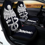 Caduceus Symbol Of Medicine Print Universal Fit Car Seat Covers