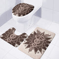 Caduceus Symbol Print 3 Piece Bath Mat Set
