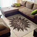 Caduceus Symbol Print Floor Mat