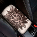 Caduceus Symbol Print Car Center Console Cover