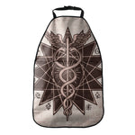 Caduceus Symbol Print Car Seat Organizers