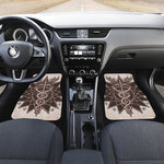 Caduceus Symbol Print Front and Back Car Floor Mats