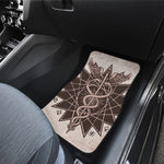 Caduceus Symbol Print Front Car Floor Mats