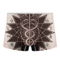 Caduceus Symbol Print Men's Boxer Briefs