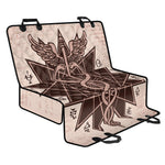 Caduceus Symbol Print Pet Car Back Seat Cover
