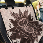 Caduceus Symbol Print Pet Car Back Seat Cover