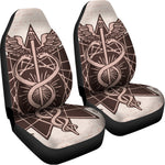 Caduceus Symbol Print Universal Fit Car Seat Covers