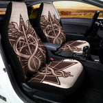 Caduceus Symbol Print Universal Fit Car Seat Covers