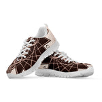 Caduceus Symbol Print White Sneakers