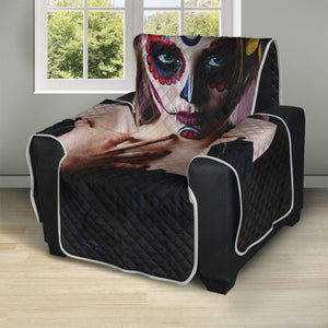 Calavera Girl Day of The Dead Print Recliner Protector