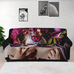 Calavera Girl Day of The Dead Print Sofa Cover