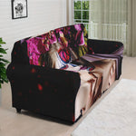 Calavera Girl Day of The Dead Print Sofa Cover