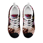 Calavera Girl Day of The Dead Print White Sneakers