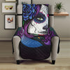 Calavera Girl Dia De Los Muertos Print Armchair Protector