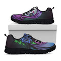 Calavera Girl Dia De Los Muertos Print Black Running Shoes