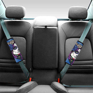 Calavera Girl Dia De Los Muertos Print Car Seat Belt Covers