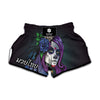 Calavera Girl Dia De Los Muertos Print Muay Thai Boxing Shorts