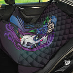 Calavera Girl Dia De Los Muertos Print Pet Car Back Seat Cover